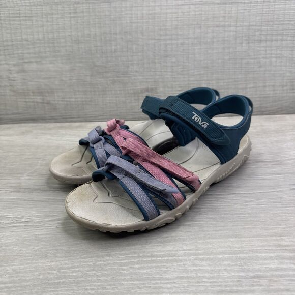 Teva Shoes - Teva Big Kids' Tirra Sandal Blue Coral Multi - 1019395C Blue Coral Multi